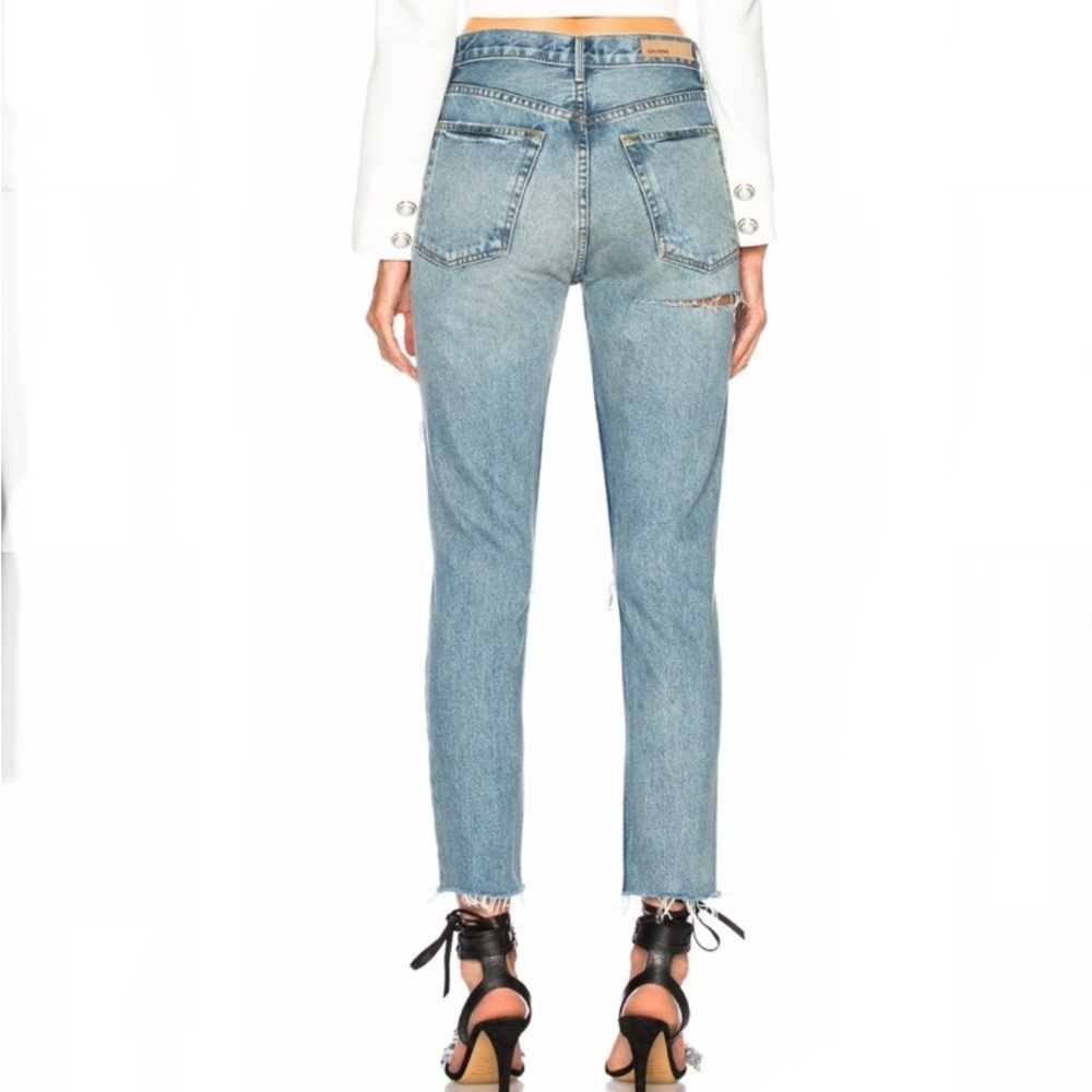 NWT GRLFRND Karolina High Rise Skinny Jeans in A Little More Love 23 - Picture 5 of 15